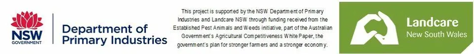 Funding acknowledgement: NSW Department of Primary Industries and Landcare NSW, Established Pest Animals and Weeds initiative