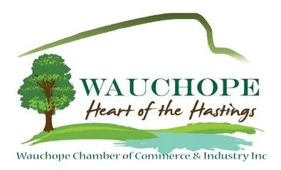 Wauchope Chamber of Commerce and Industry logo, Wauchope Heart of the Hastings