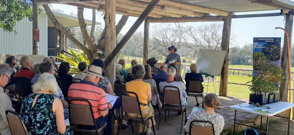 Talking Weeds at the Winery